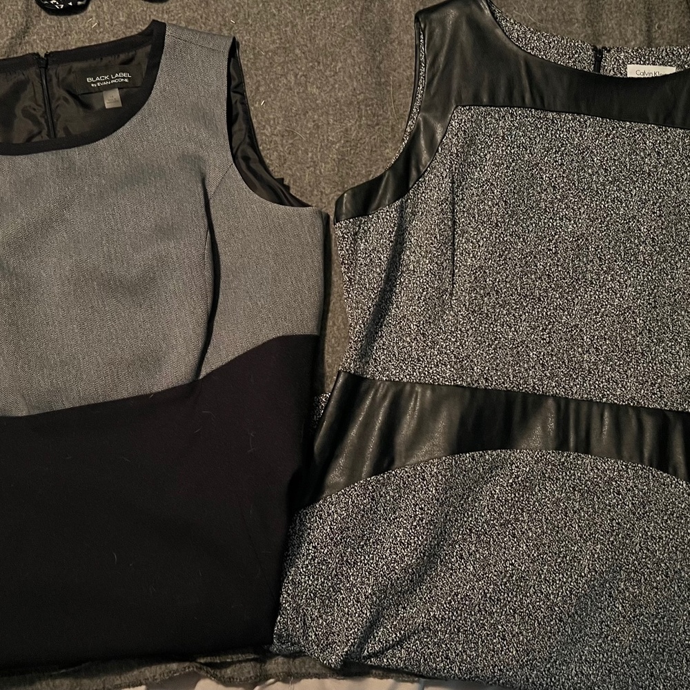 Two Women’s Dresses Below Knee Length, Size 14